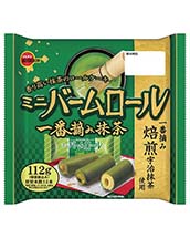 ミニバームロール一番摘み抹茶 ミニバームロール一番摘み抹茶