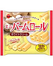 169gミニバームロールホワイトクリーム 169gミニバームロールホワイトクリーム
