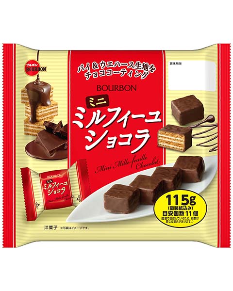 １１５ｇミニミルフィ―ユショコラ