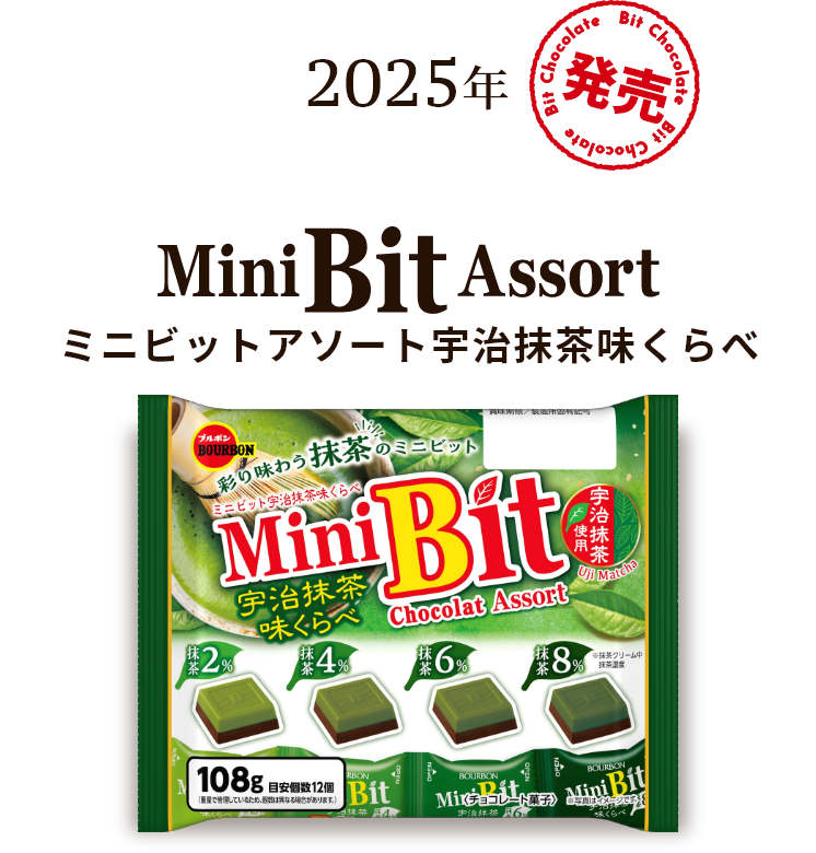 MiniBitAssort ミニビットアソート宇治抹茶味くらべ